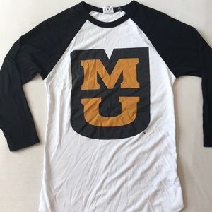 Charlie Hustle Missouri University 2/3 sleeve